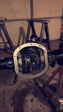 The carrier bearings were still tight. Not a bad buy on this axle! 