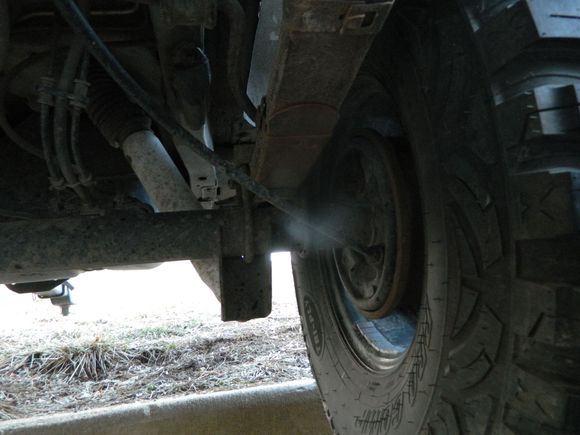 Rust on the leaf springs and Hub. Issues?