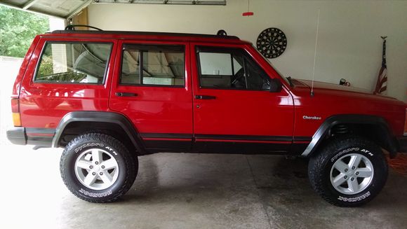 All clean after the lift was added a week back!