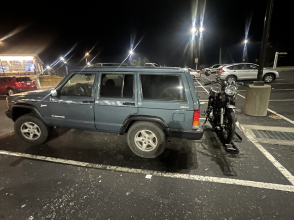 not a heavy motorcycle either