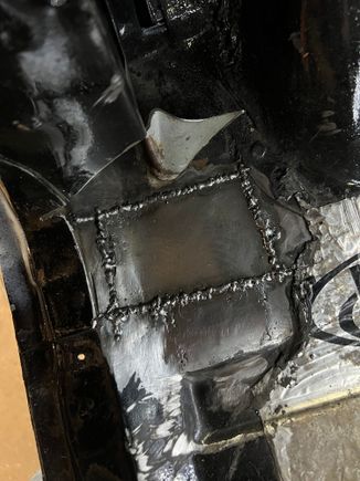 Pretty ugly welds. It really is tough to get enough heat to penetrate deep enough without blowing through. 