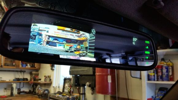 front camera with onscreen buttons