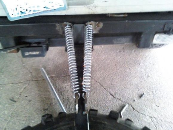 its kind a heavy..so i had to add some springs to it..to slow it down and help going up..