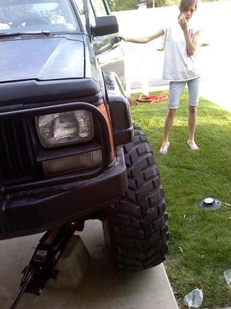 Workin on the wheels