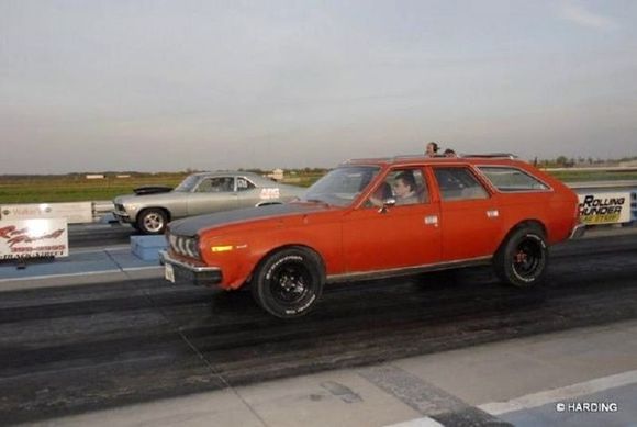 Me racing it.