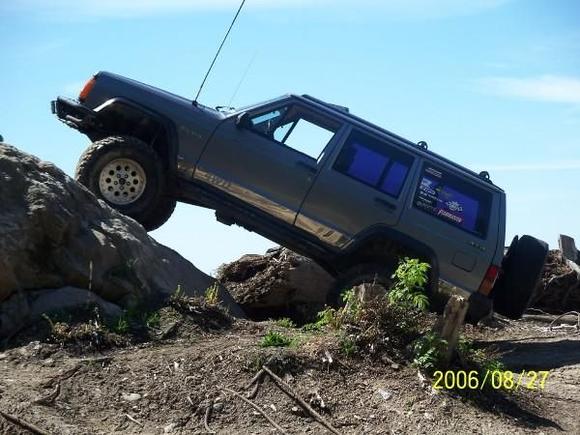 Playing on the rocks, Walker Valley, Wa.