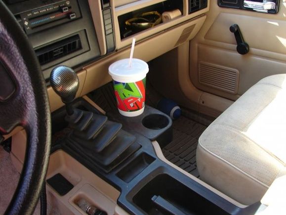 Yup, cupholders. Can hold 2 route 44 sonic drinks with ease