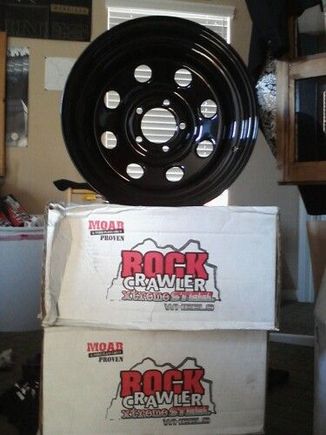 Finally bought some new wheels! 15x8 with 3.75 backspacing