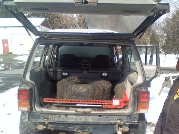took out back seat for full size tool box wat u guys think