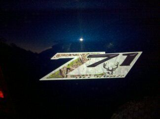 new Z71 stickers for the Chevy