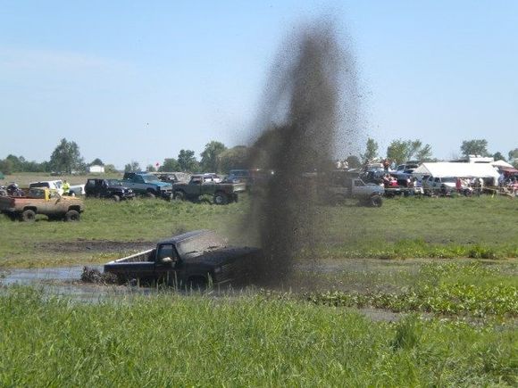 Let's just say... It took 3 full size trucks and a loader to get Cody out of this one.