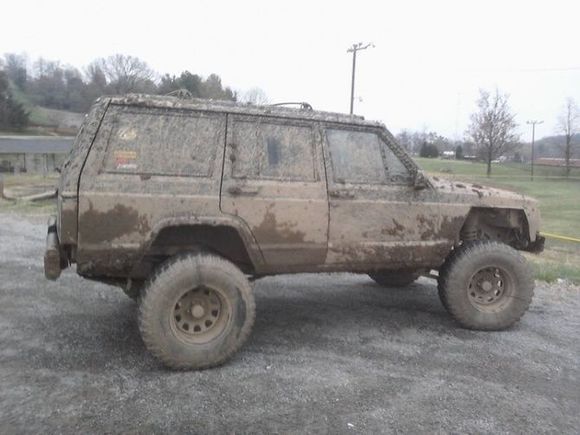 a day of mudding wish i would have had pictures while going through it...i need offroad friends lol