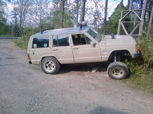 flexing the jeep out after the lift kit