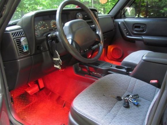 Interior LED lighting (red)