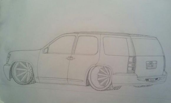 Custom chevy tahoe.