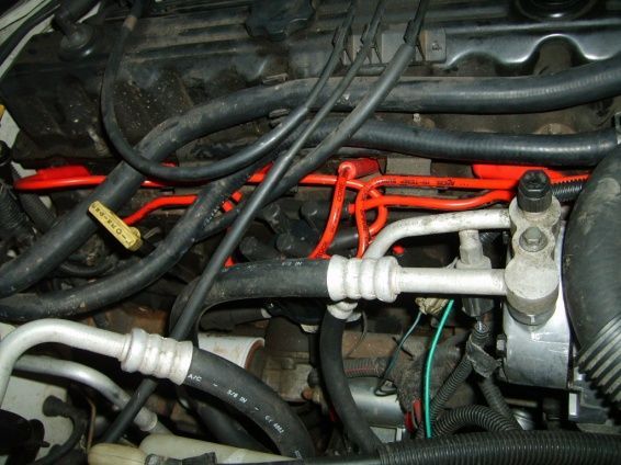 new plug wires from Accel tune-up kit