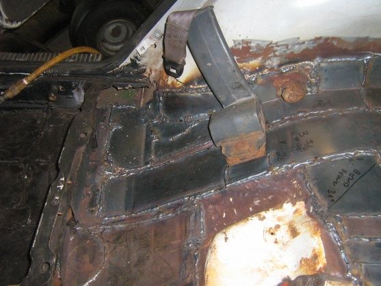 And welded into place