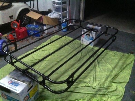 roof rack painted