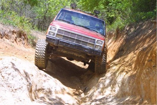 Near the top of Clyde's Ravine,  droppin' in.