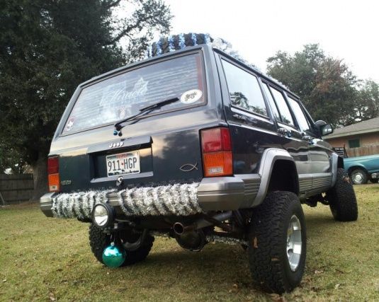 Xj decorations - rear.