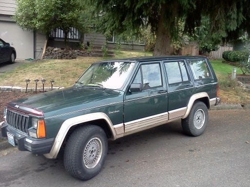 My old 94 Cherokee I was forced to sell. A lot of problems with it and would have cost more to fix then what I paid for it.