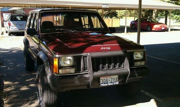 Day after we got it. Came with the bull bar, just had to sand and paint it.