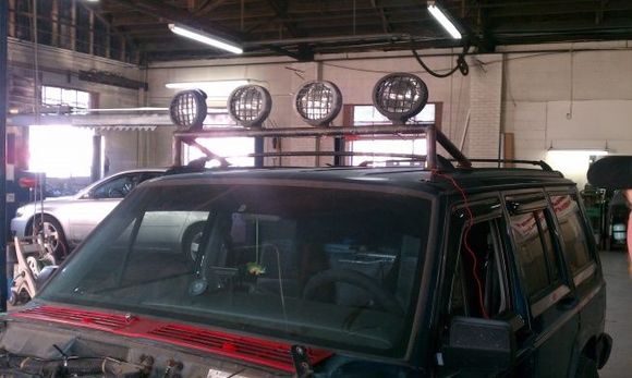 FITTING FABRICATED ROOF LIGHTS