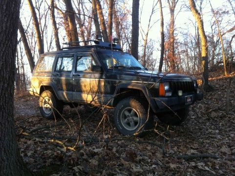 96 XJ Rough Country 4.5 Long Arm