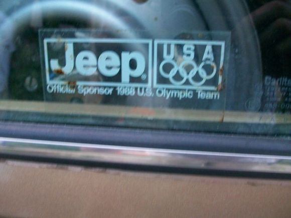 88 olympic sponsor sticker