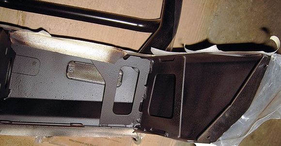 lined ARB bumper inside