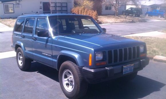 Washed and waxed! I have since removed the "Cherokee Sport" on the sides.
