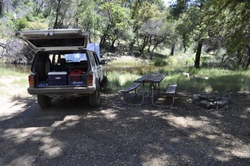 Los Burros solo camp