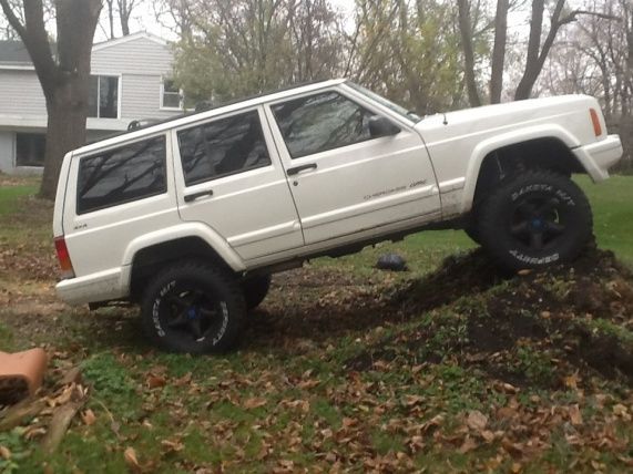 The dirt hill in my driveway!!