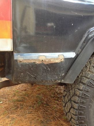 The passenger side was the worse of the two.