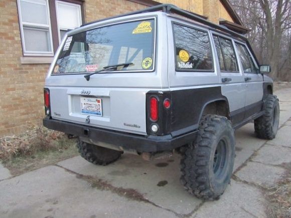 cut and fold rear bumper
