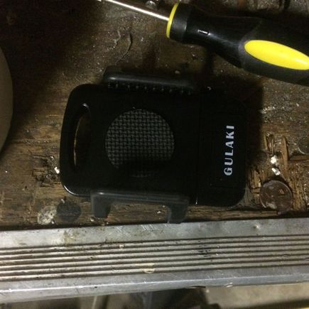 Motorcycle cell phone holder