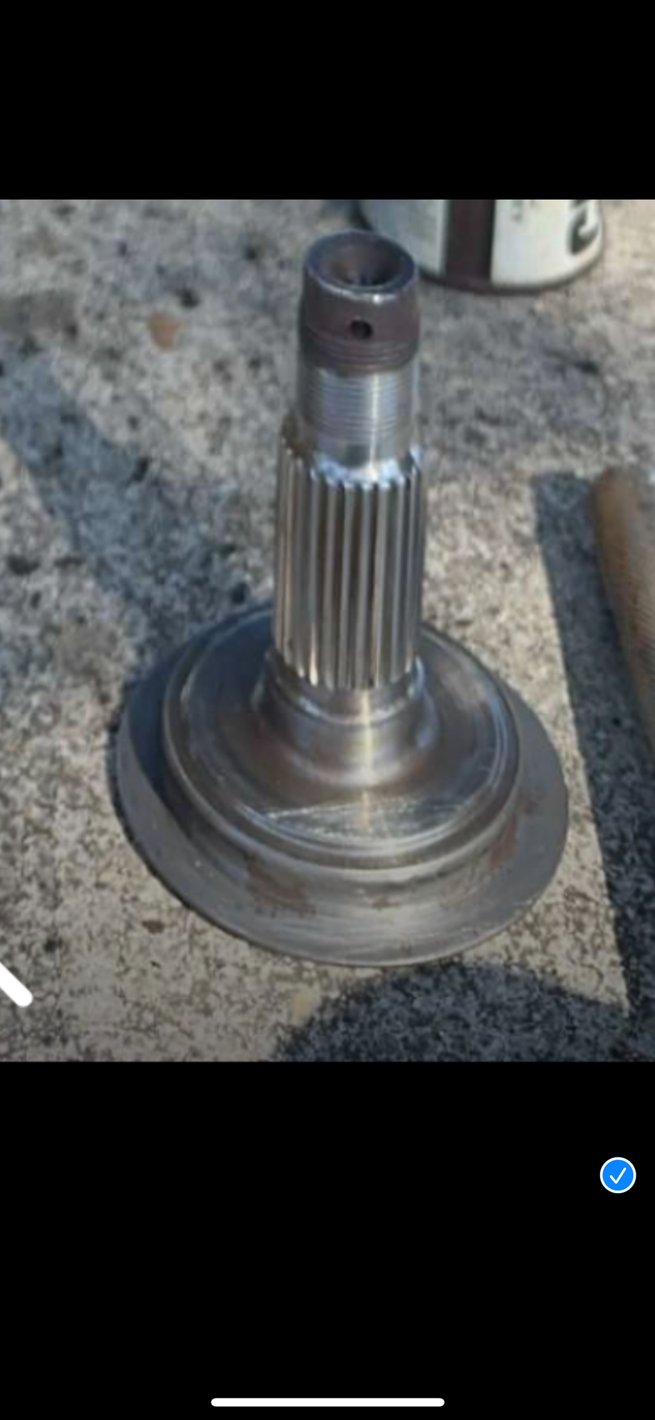 �axle shaft/spindle?�