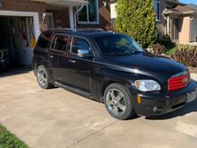Chrome on a black car, what do you thinking it?