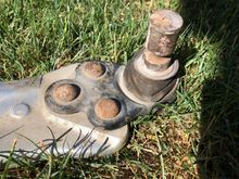 Old dry loose original ball joint , 9 years and 130,000 miles