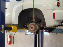 Letterman 7 did the conversion. And many others . 
I suggest you swap the front rotors and calliper brackets to SS non Brembo, the increased rotor diameter really helps! 