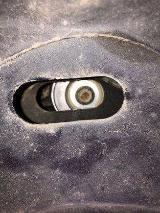 Like this, if it’s low in there the mount is toast! 