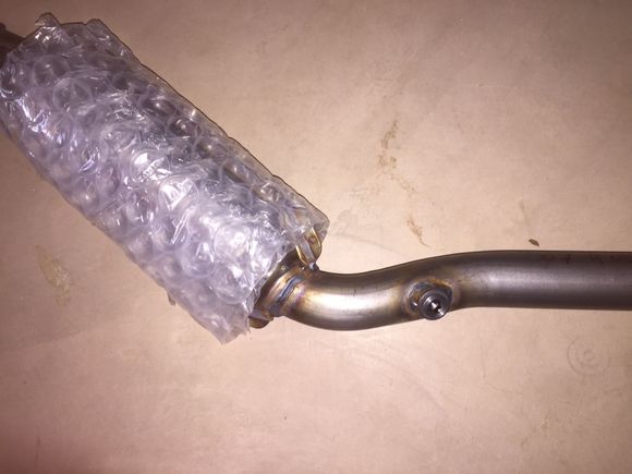 Nice vends no crimping, hi flow catalytic converter 