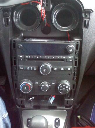 The panel just pulls out from the dashboard 