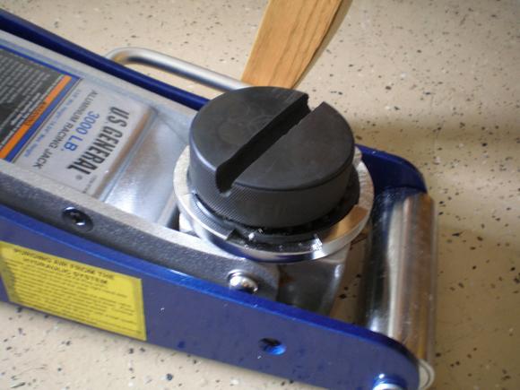 A groove in a hockey puck or HF has them 