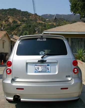HHR SS rear bowtie painted