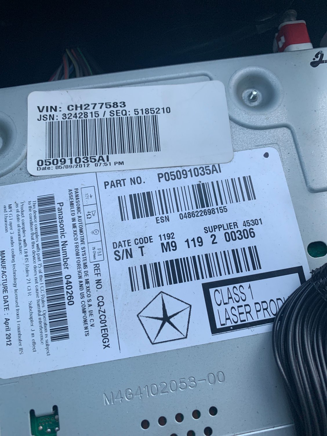 Help radio code 