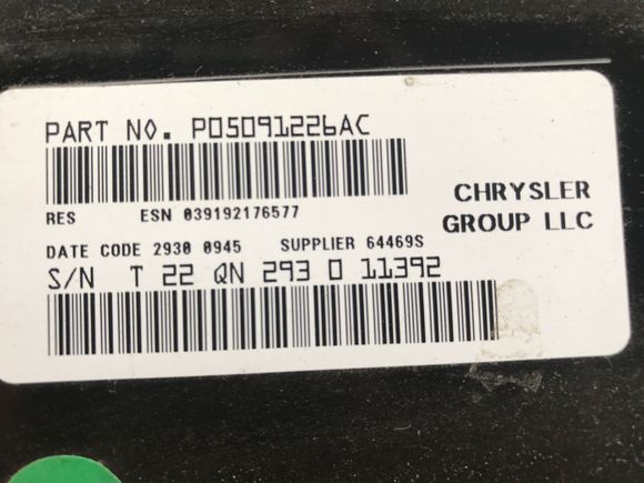 Here is the radio sticker