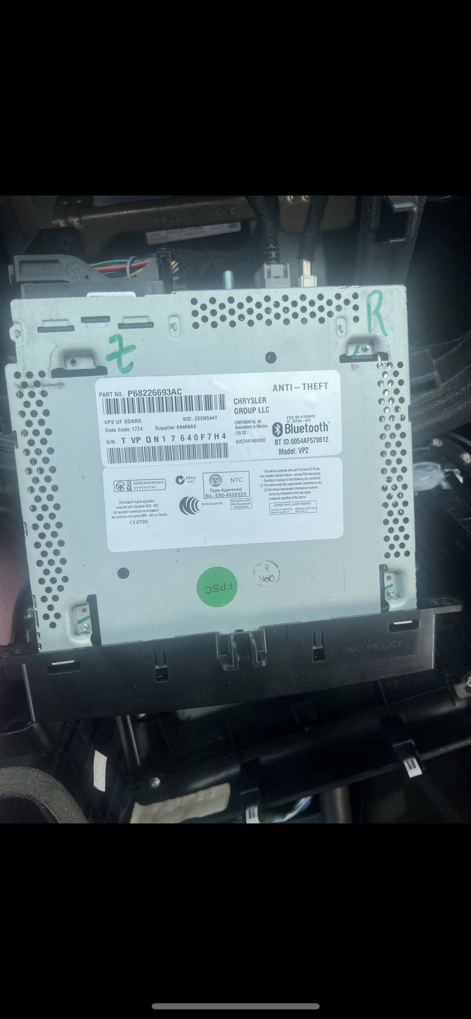 Can someone please help with the anti thef code thank you 