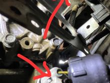 How to remove these clips on the oil sensor and the wire harness hold down 