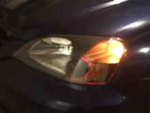 JDM Crystal Black Amber headlights